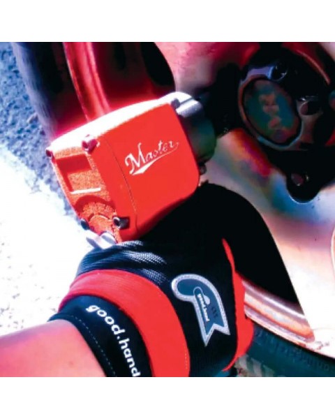 Master Palm  1/2â€ Turbo Torque Small High Pneumatic Air Impact Wrench with Mini Housing, 1200 Ft/lb