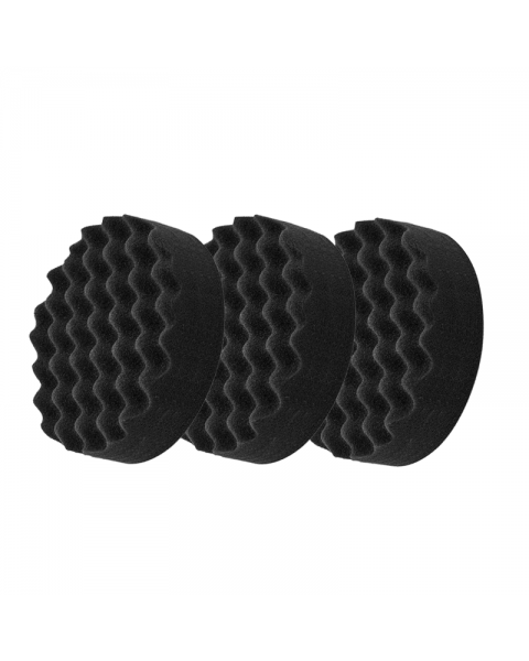Master Palm Hook and Loop Soft Black Waffle Foam P...