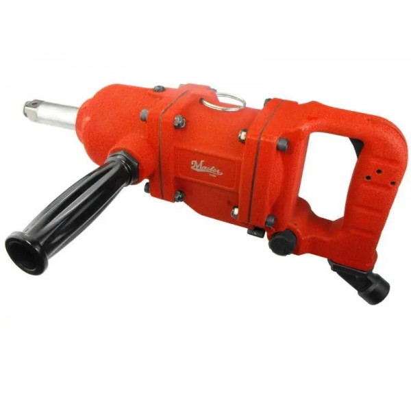 Master Palm   68310 Industrial Heavy Duty 3/4" Drive Short Anvil D-handle Pneumatic Air Impact Wrench with side Handle - 1000 Ft/lb
